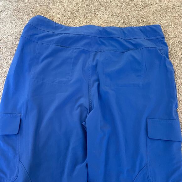 Chicos Women's Zenergy Athletic Jogger Sky Blue Drawstring Pant Size 1 Medium 8 - Picture 4 of 9